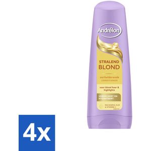 Andrélon – Conditioner – Stralend Blond – 200 ml - Voordeelverpakking - 4 stuks