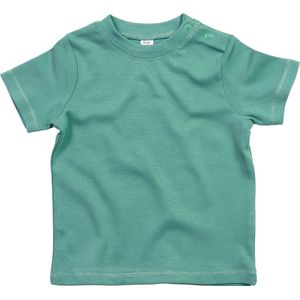 BabyBugz - Baby T-Shirt - Sagegroen - 100% Biologisch Katoen - 74-80