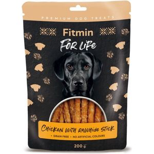 Fitmin For Life Kip op buffelstokje snacks voor honden 200 g