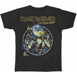 Iron Maiden - Live After Death Heren T-shirt - S - Zwart