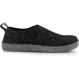 Travelin' In-Home Dames Sloffen - Wollen Pantoffels - Suede zool - Grijs - Maat 41