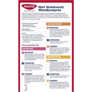 Heltiq Niet Verklevend Wondkompres 10x10 Voordeelverpakking