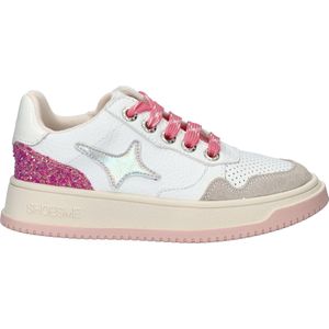 Shoesme meisjes sneaker - Wit roze - Maat 30