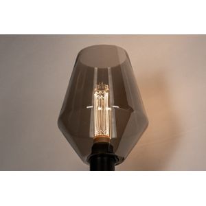 Lumidora Wandlamp 31035 - Voor binnen - NAPELS - E27 - Zwart - Grijs - Metaal