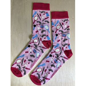 SOKn. Trendy sokken *MAKE UP* maat 35-41 (ook leuk om kado te geven !)