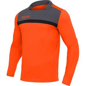 Macron Feo Keepershirt Lange Mouw Heren - Oranje / Antraciet | Maat: M