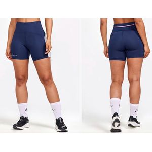 Craft - PRO Hypervent Short Tights -Sportlegging - Blauw - Dames - Maat M