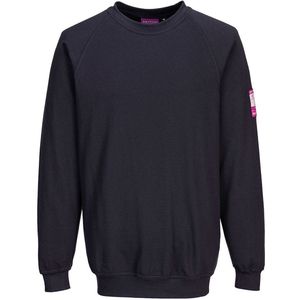 Portwest Vlamvertragende Modaflame Anti-statisch Sweatshirt met Lange Mouw FR12 - Marine - XXL