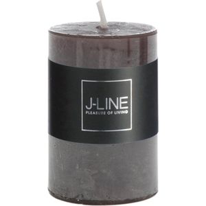 J-Line cilinderkaars - zwart - 18U - small - 6 stuks