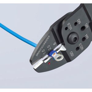 Krimptang met meer-componentengrepen - 240 mm 97 22 240 - zwart gelakt Knipex