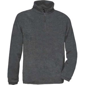B&C HIGHLANDER Zip Sweater Fleece Antraciet S
