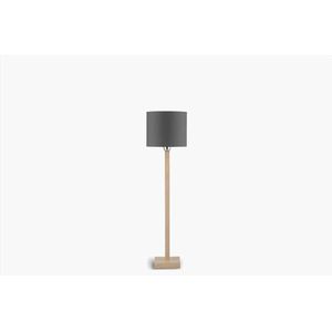 Tafellamp – KOBE – Eikenhout – 60cm - Linnen donker