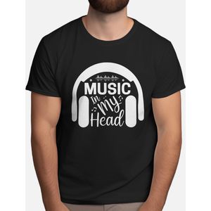 Music In My Head - T Shirt - MusicMonday - NowPlaying - MusicIsLife - SongOfTheDay - MuziekMaandag - NuLuisteren - MuziekIsLeven - LiedVanDeDag