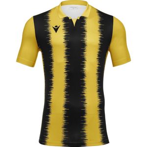Macron Miram Shirt Korte Mouw Heren - Geel / Zwart | Maat: 3XL