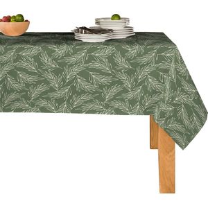 Mistral Home - TAFELKLEED - afwasbaar - 140 x 240 cm - botanisch - groen - Tafelzeil - PEVA