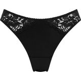 Hunkemöller Dames Lingerie String Andrea - Zwart - maat XS