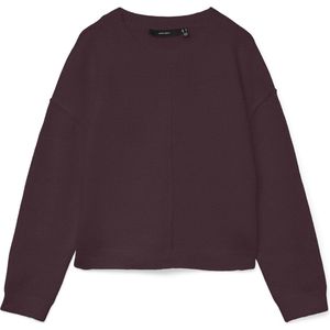 Vero Moda - Vmbeti L O-neck - Gebreide Trui - Bordeaux