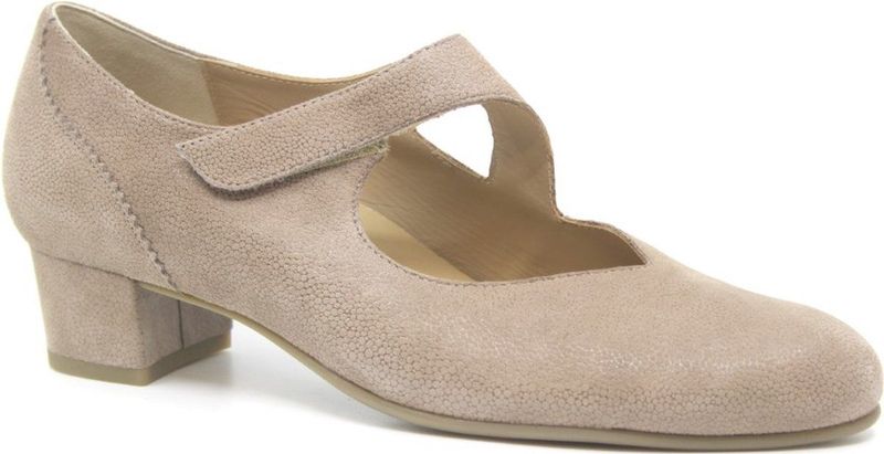 Durea - 5755 - Bandschoen - Beige - Wijdte H