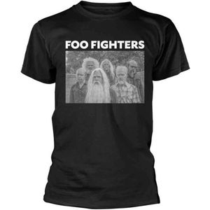 Foo Fighters - Old Band Photo Heren T-shirt - M - Zwart