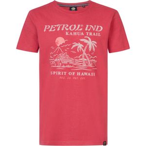 Petrol Industries - Jongens Artwork T-shirt Sunseeker - Rood - Maat 176