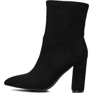 Omoda C0492-11 Enkellaarsjes - Enkelboots met rits - Dames - Zwart - Maat 36