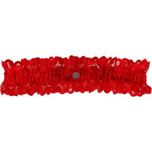 Kousenband rood kant