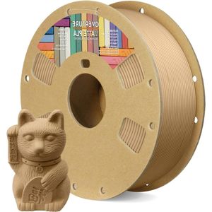 Matte 3D Printer Filament 1.75mm - 1kg Matte PLA Spool - Light Brown