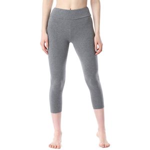 Merry Style MS-MS10-430-LE Dames Capri Leggings - Sport - Vrijetijdsbroek - 3/4 Lengte - Katoen - Sporbroek - Yogabroek - MediumGemêleerd - M