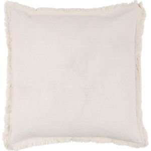 Clayre & Eef | Kussen gevuld 45*45 cm | Creme | Katoen / polyester | Vierkant | KG023.033N