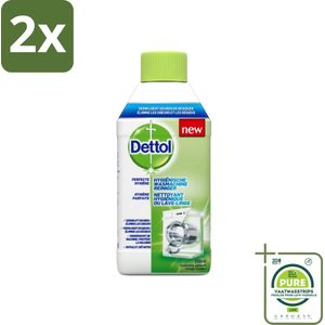 Dettol - Wasmachine Reiniger - Eenmalig Gebruik - 250 ml - Voordeelverpakking - 2 stuks - Wasmachine reiniger - Wasmachine schoonmaken