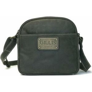 Trafalgar Leather Bag Micro Vintage Black - Gillis London 7725 Schoudertas Zwart