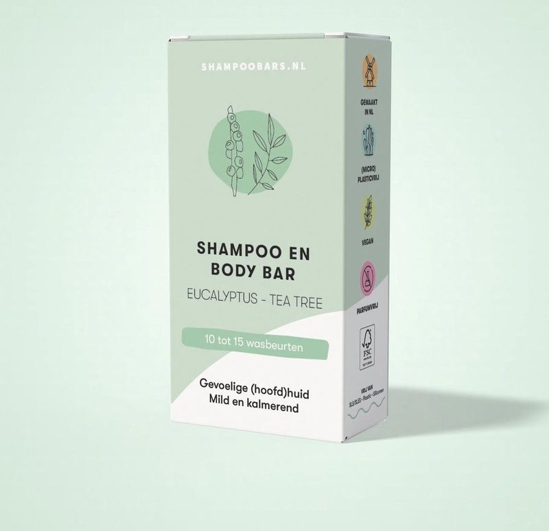 Shampoobars - Mini Shampoo & Body Bar - Eucalyptus - Tea Tree