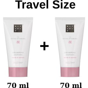 Rituals of Sakura - Travel Shampoo - 2 x 70 ml = 140 ml + Gift bag