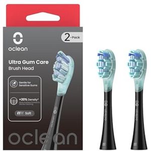 Vervangende Tandenborstelkoppen voor Volwassenen - 2-Pack, Zachte Borstelharen, Compatibel met Elektrische Tandenborstels