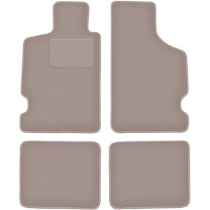 Beige velours matten voor: Citroen Saxo hatchback (1996-2003)