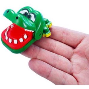 World Smallest Toys Reisspel Crocodile Dentist 7,6 Cm Groen