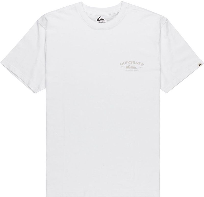 Quiksilver - Anchor Lockup - T-shirt - Wit - Korte Mouwen