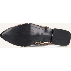 BLASZ - CL15593 - Hakken Dames - Bruin - Leer - Blokhak 2 cm