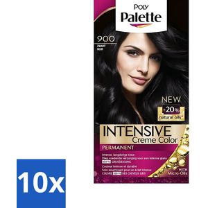 Poly Palette - Haarverf - Zwart 900 - 115ml - Bulkverpakking - 10 stuks