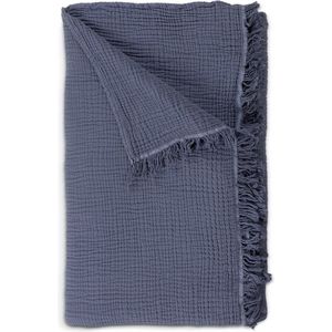 Walra Plaid Casual Touch - 240x240 - 100% Katoen - Blauw