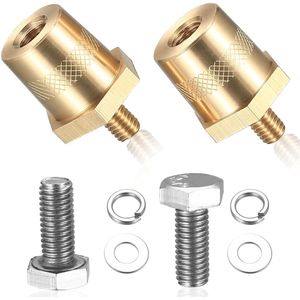 Verstelbare Messing Accupooladapter M8 voor Auto en Vrachtwagen