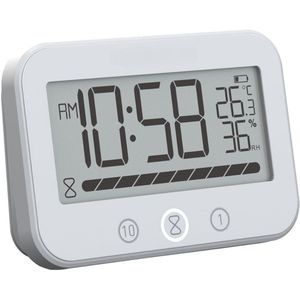 Lexium Douchewekker - Douchetimer - Doucheklok - Douche Wekker - Douche Timer - Douchewekker Waterdicht