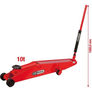 KS TOOLS - Hydraulische Stalen Krik - 10 Ton - Model 160.0703