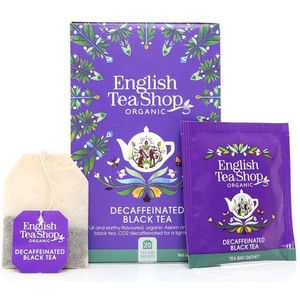 English Tea Shop -Decaffeinated black tea - Cafeïnevrije zwarte thee - Biologisch - 1 doosje thee