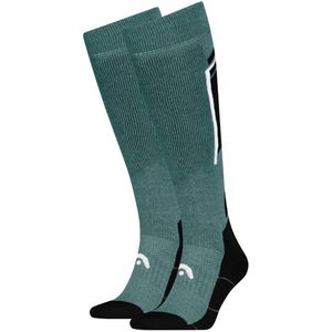 HEAD - Skisokken - Zwart - Kneehigh 2-pack