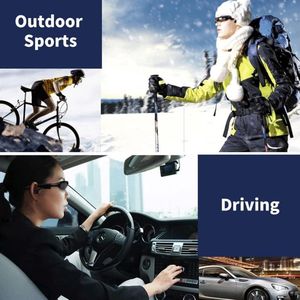 Draadloze Bluetooth Stereo Audiozonnebril voor Buitensporten - Ruisonderdrukking - Muziek Afspelen - Oproepkoptelefoon - Rijden en Reizen - Buitenactiviteiten .