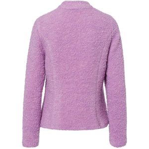 Frank Walder Dames vest paars (Maat: 38) - Effen - Halslijn: Opstaande kraag,