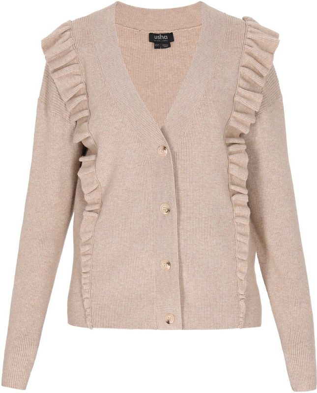 usha BLACK LABEL Gebreid vest  beige