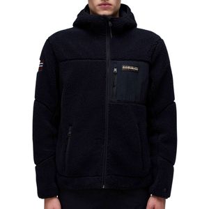 Napapijri - Yupik Full Zip Hoody 3 - Vest - Zwart - Heren