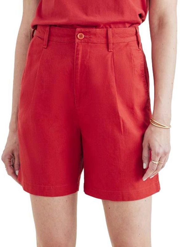 Dockers Pleated Original Korte Broek Rood 27 Vrouw
